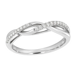 Diamantring i hvitt gull, 0,12 ct TW/SI – Diamanthuset