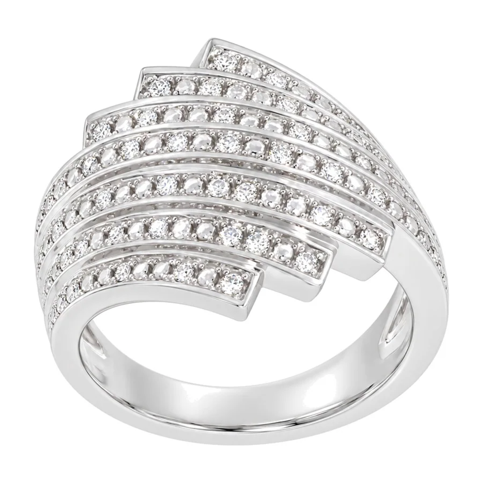 Diamantring i Hvitt/Gult Gull, 0,20 ct TW/SI – bilde 2 – Diamanthuset