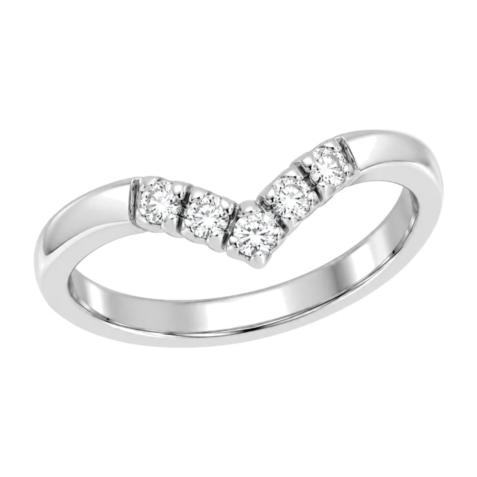 Diamantring i hvitt gull, 0,25 ct TW/S – Diamanthuset