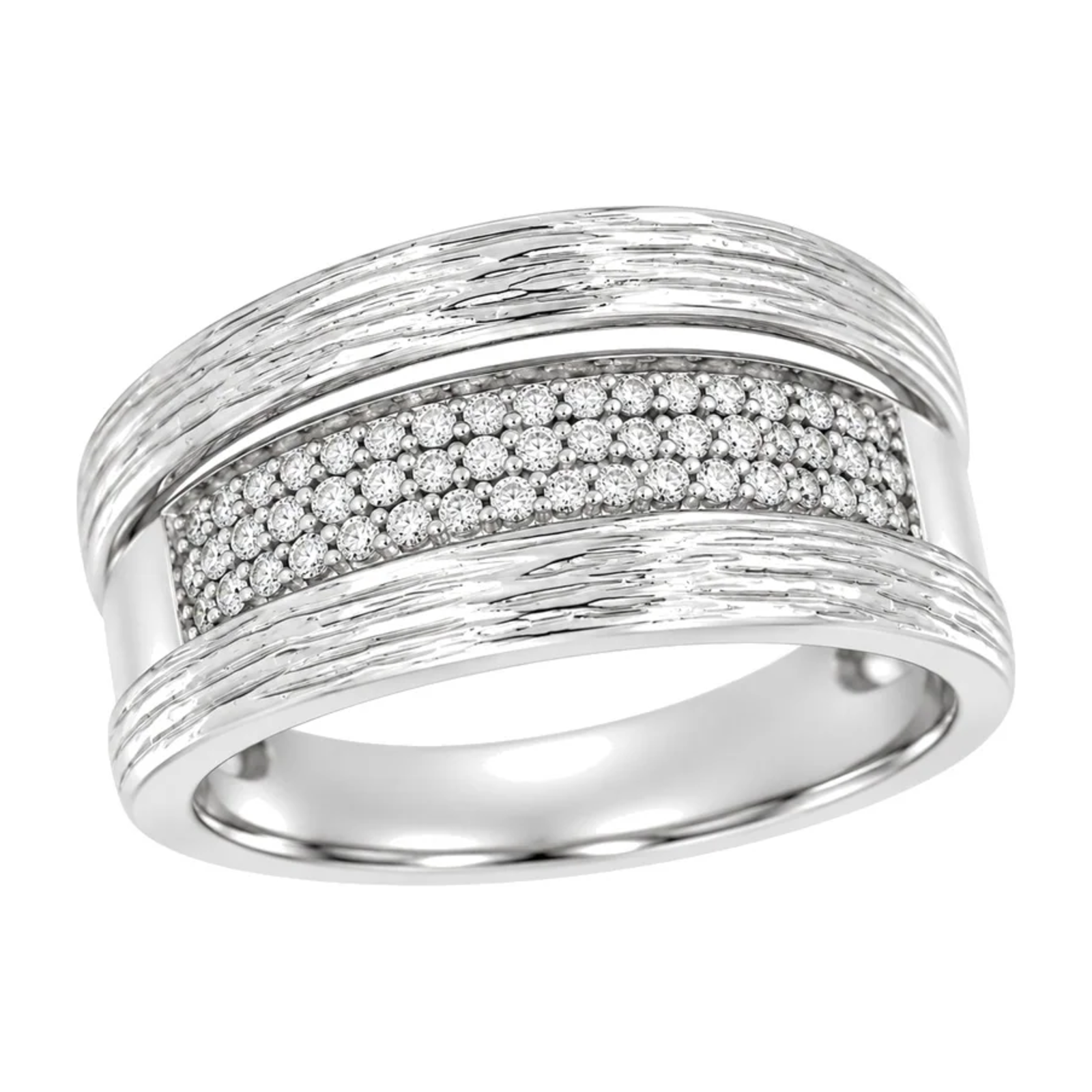 Diamantring i Hvitt/Gult Gull, 0,25 ct TW/SI – bilde 2 – Diamanthuset