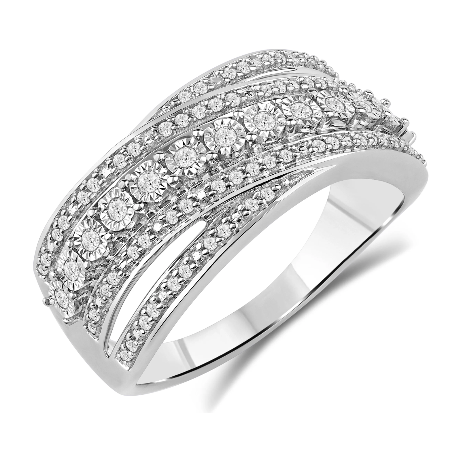 Diamantring i hvitt gull, 0,30 ct TW/S – Diamanthuset