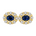 Diana Diamantørepynt i 14kt Hvitt/Gult Gull (585) med Safir og 0,16 ct TW/SI Diamanter – bilde 5 – Diamanthuset