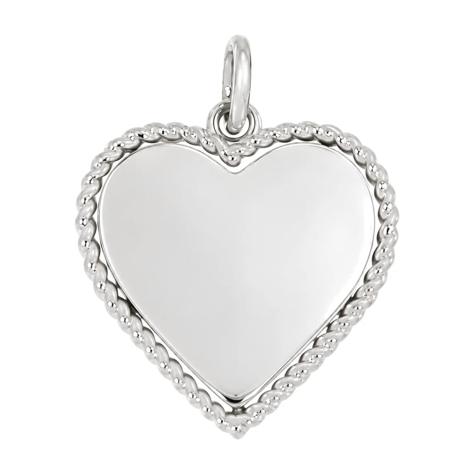 Gullplate i hjerte (Hvitt eller gult Gull) – bilde 2 – Diamanthuset