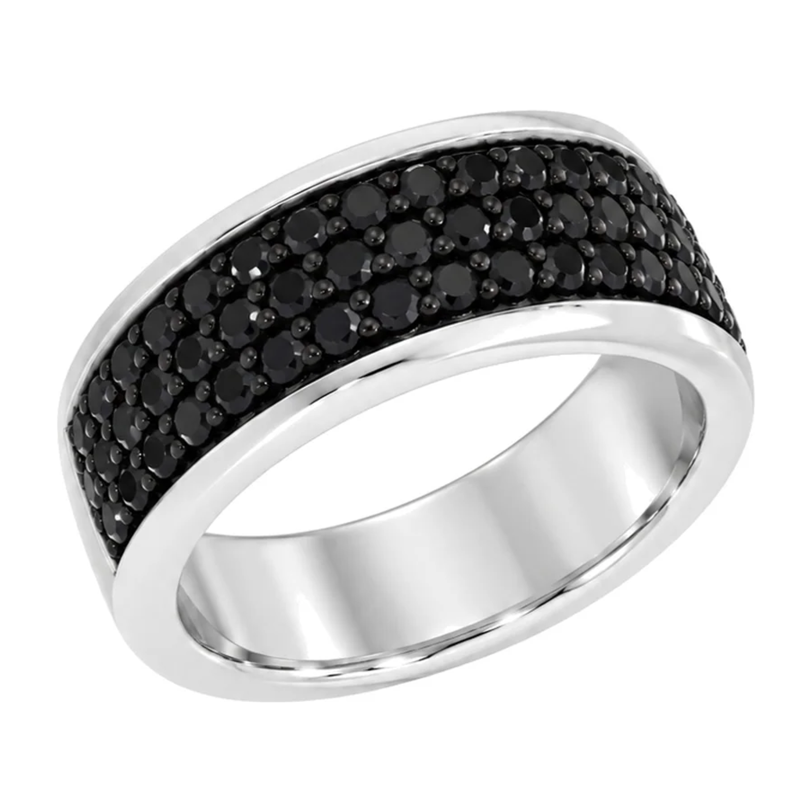 Gullring med svart spinell 1,20 ct – bilde 2 – Diamanthuset