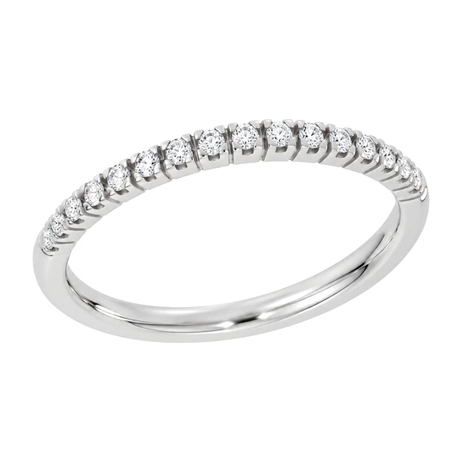 Diamantring i hvitt gull 0,15ct TWSI - Diamanthuset