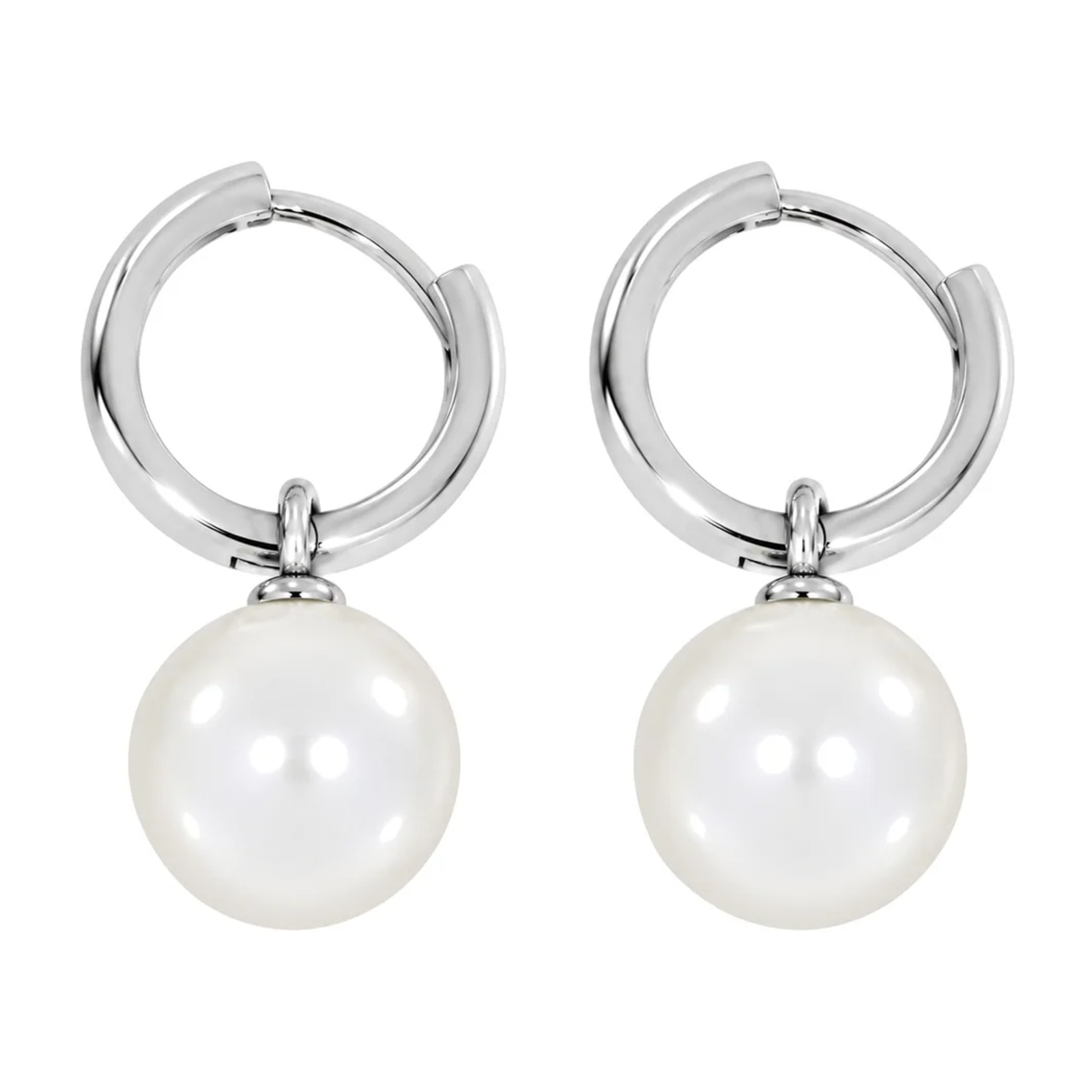 Perleørepynt i 14kt Gult/Hvitt Gull med 8.5-9mm Perle – Diamanthuset