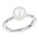 Perlering i 14kt Hvitt/Gult Gull, med 7,5 – 8 mm – Diamanthuset