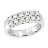 Rekkering med Diamanter i hvitt gull, 0,48 ct TW/SI – Diamanthuset