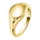 Signetring 14kt Hvitt/Gult Gull – bilde 2 – Diamanthuset