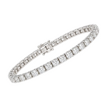 Tennisarmbånd I Hvitt Gull (585) med Tot. 2,25 ct TW/SI Diamanter – Diamanthuset