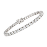 Tennisarmbånd I Hvitt Gull (585) med Tot. 2,25 ct TW/SI Diamanter – Diamanthuset