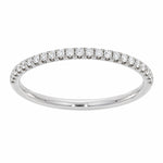 Diamantring i hvitt gull, 0.20ct TW/S – sett forfra – Diamanthuset