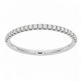 Diamantring i hvitt gull, 0.20ct TW/S – sett forfra – Diamanthuset