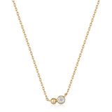 ANIA HAIE NECKLACE FORGYLT MED ZIRKON