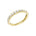 Lab-diamant alliansering pavé 0,75 ct F/VS – 9K gult gull