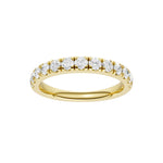 Lab-diamant alliansering pavé 0,75 ct F/VS – 9K gult gull