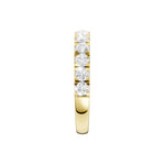 Lab-diamant alliansering pavé 1,00 ct F/VS – 9K gult gull
