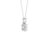 Lab-diamant anheng oval 1,00 ct F/VS – 9K hvitt gull