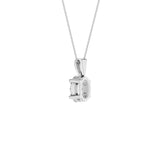 Lab-diamant anheng oval 1,00 ct F/VS – 9K hvitt gull