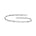 Lab-diamant armbånd 1,00 ct G-H/VS – 9K hvitt gull