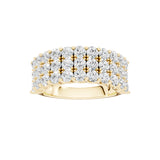 Lab-diamant bred pavéring 2,00 ct F/VS – 9K gult gull