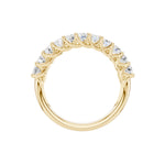 Lab-diamant bred pavéring 2,00 ct F/VS – 9K gult gull