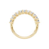 Lab-diamant bred pavéring 2,00 ct F/VS – 9K gult gull