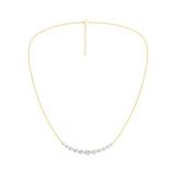 Lab-diamant collier 1,00 ct E-F/VS – 9K gult gull