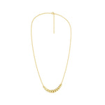 Lab-diamant collier 1,00 ct E-F/VS – 9K gult gull