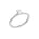 Lab-diamant enstensring oval 0,25 ct F/VS – 9K hvitt gull