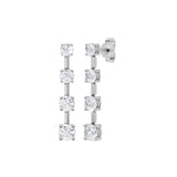 Lab-diamant øreheng 2,36 ct F/VS – 9K hvitt gull