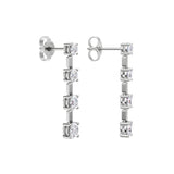 Lab-diamant øreheng 2,36 ct F/VS – 9K hvitt gull