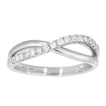 Diamantring i hvitt gull totalt 0,25ct TW/SI - Diamanthuset