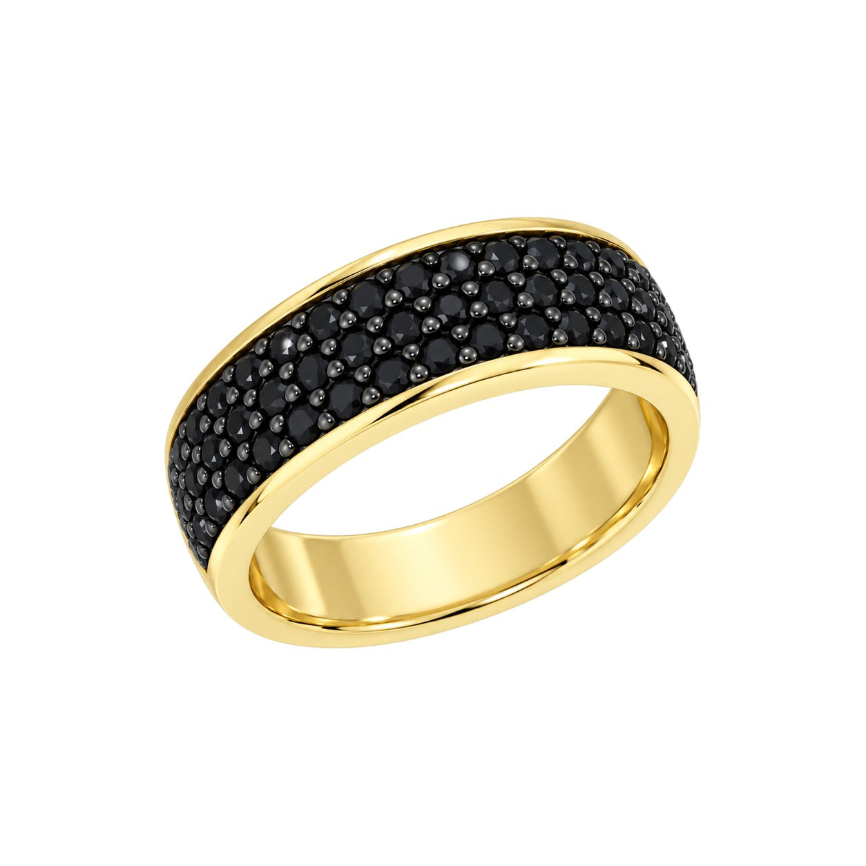 Gullring med svart spinell 1,20 ct – Diamanthuset
