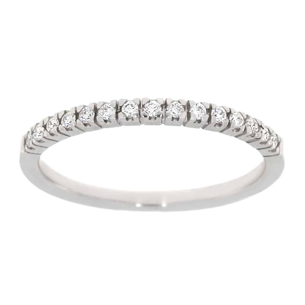 Diamantring i hvitt gull 0,15ct TWSI - Diamanthuset
