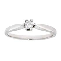 Victoria diamantring i hvitt/gult gull – Diamanthuset