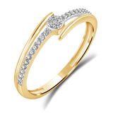 Elegant Diamantring, 0.12ct tw/si