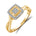 Nydelig Diamantring, 0,10 ct tw/si – Diamanthuset