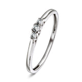 Elegant Diamantring, 0,10ct tw/si