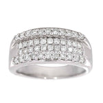 Diamantring i hvitt gull, 0.75CT TWSI - Diamanthuset