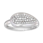Diamantring i hvitt gull, 0.25CT TWSI - Diamanthuset