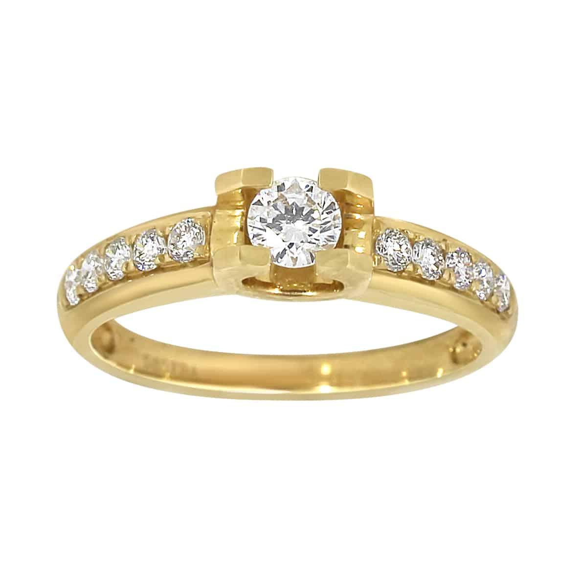 Diamantring 0,55ct TW/SI - Diamanthuset