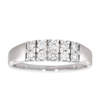 Diamantring i hvitt gull, 0.70CT TWSI - Diamanthuset