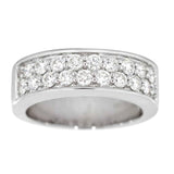 Diamantring i hvitt gull, 1.00CT TWSI - Diamanthuset