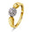 Diamantring i rosett, 0,15 ct tw/si – Diamanthuset