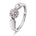 Diamantring i rosett, 0,15 ct tw/si – bilde 2 – Diamanthuset
