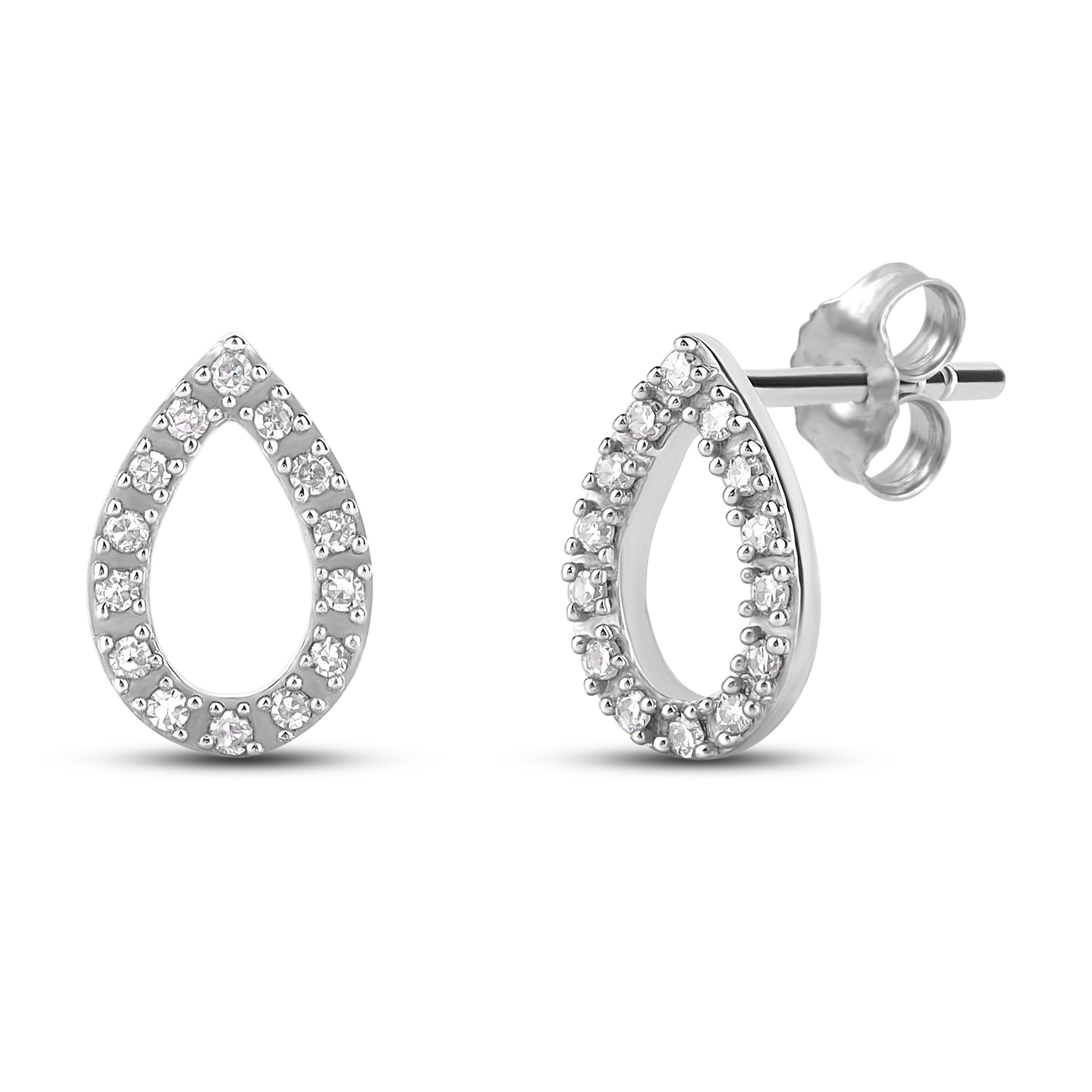 Elegant Diamantørepynt, 0,16ct tw/si