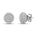 Diamantørepynt rosett, 0,40ct tw/si i hvitt gull_Diamanthuset