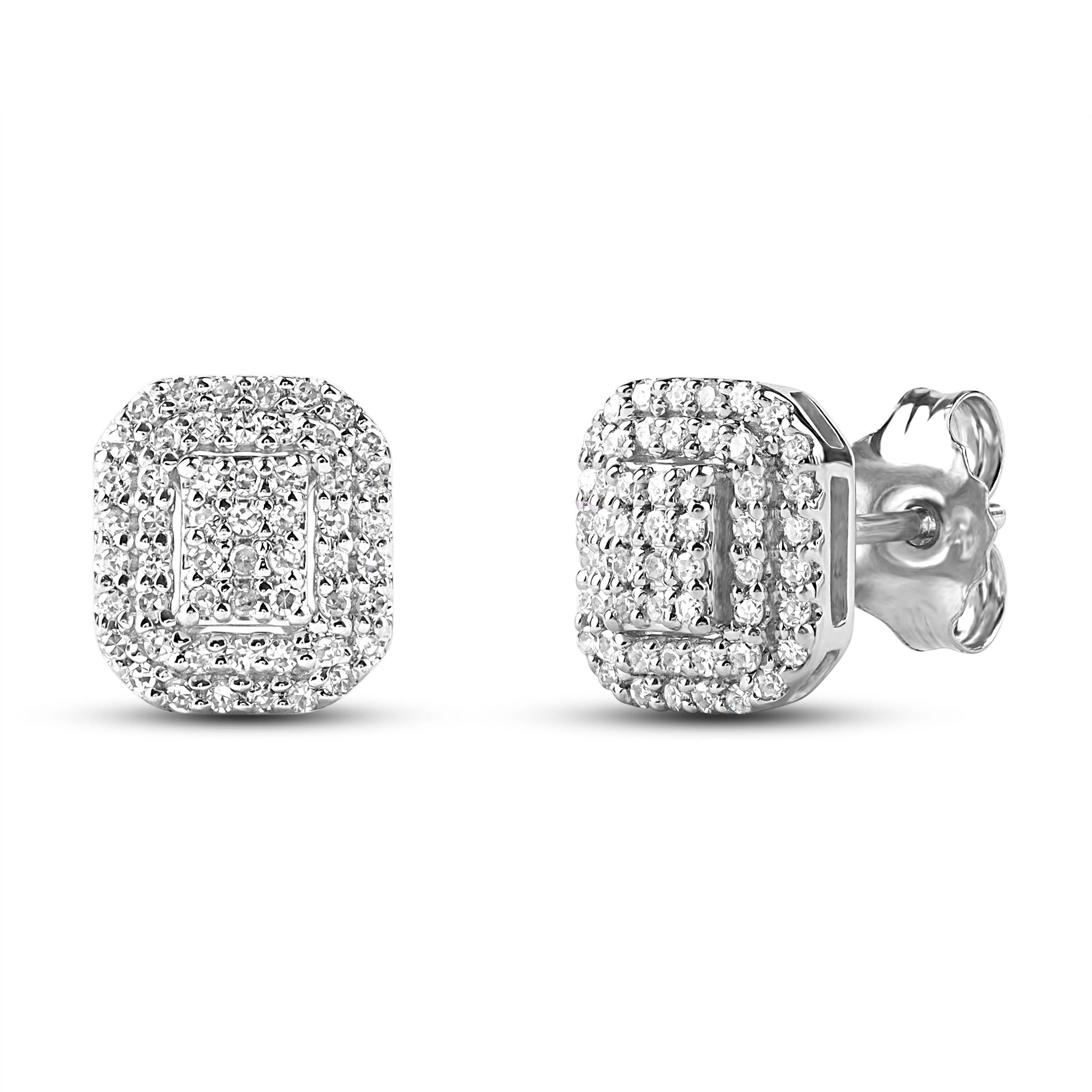 Diamantørepynt 0,30ct tw/si i hvitt gull _ Diamanthuset
