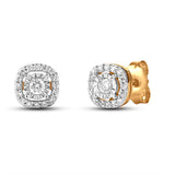 Diamantørepynt 0,25ct tw/si i Hvitt/Gult Gull
